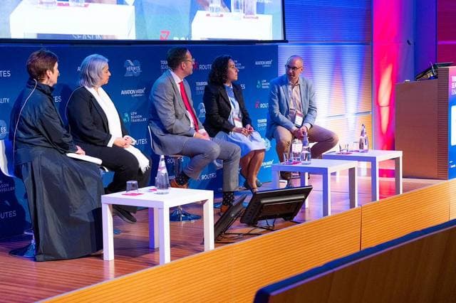 A panel session in progress